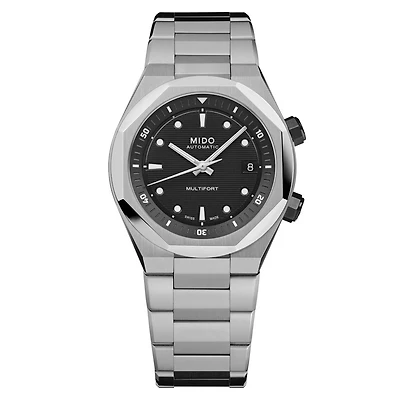 Mido Multifort 8 Two Crowns 40 MM Black Dial Automatic M047.507.11.051.00
