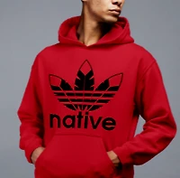 Native Style hoodie - red