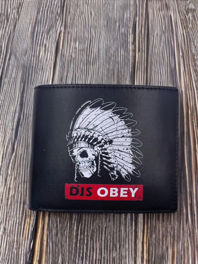 Disobey Skull Mens Wallet
