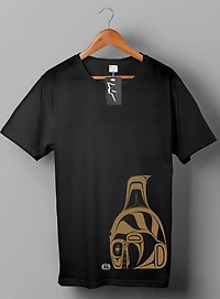 Killerwhale w copper ink - Basic tee