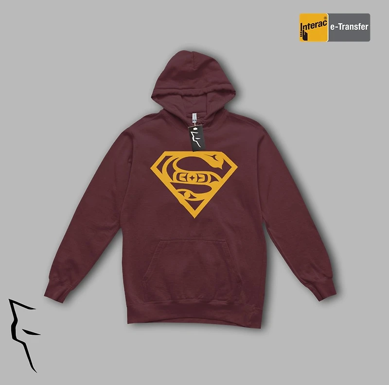 Coast Salish Pride - Hoodie maroon