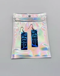 Eagle Transformations - Blue Earrings