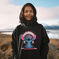 Love hoodie adult - black
