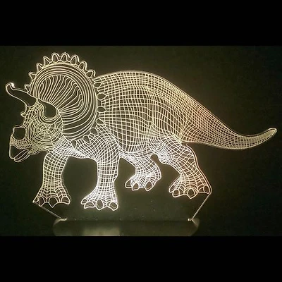 Veilleuse : Dinosaure : Tricératops