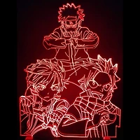 Veilleuse : Les héros : Kirito, Naruto et Natsu