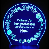 Veilleuse : Merci à mon professeur
