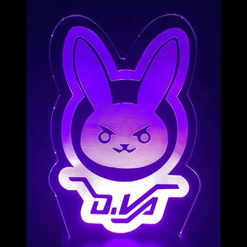 Veilleuse : Overwatch : Logo D.Va