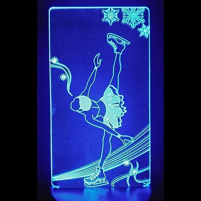Veilleuse : Patineuse artistique