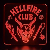 Veilleuse : Stranger Thing : Hellfire Club