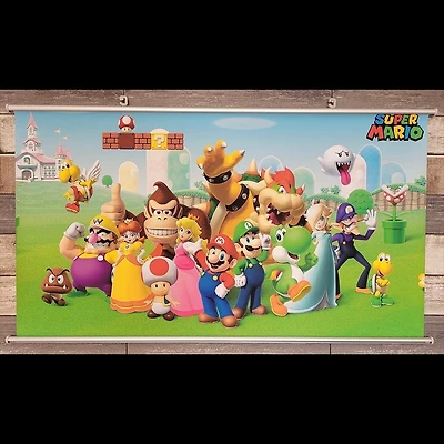 Toile murale : Le monde de Mario