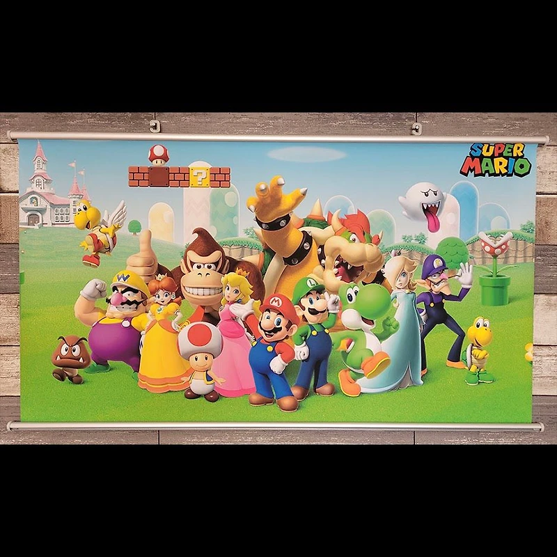 Toile murale : Le monde de Mario