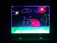 Tableau à dessin illuminé