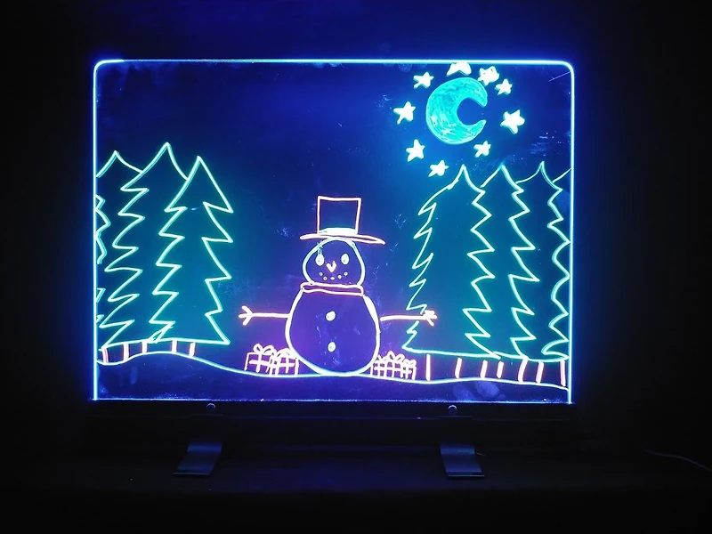 Tableau à dessin illuminé