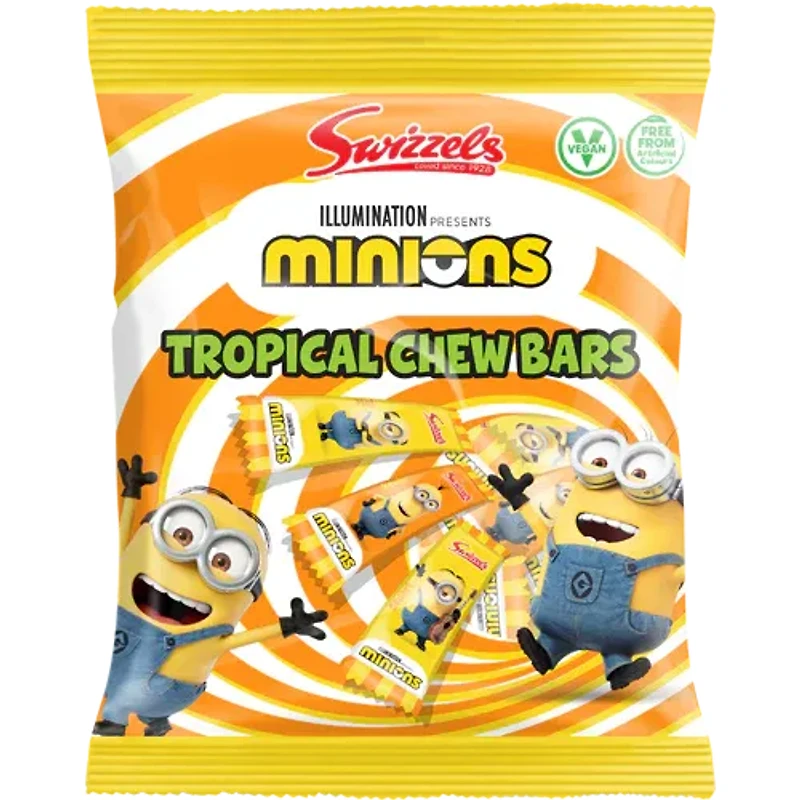 Swizzels Minions Tropical Chewy Bars 120g