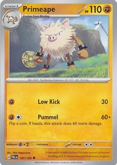 *L39 Primeape 107/193