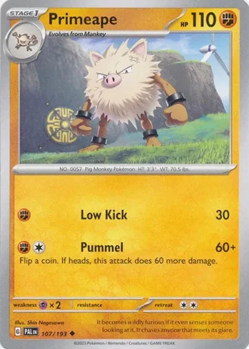 *L41 Primeape 107/193