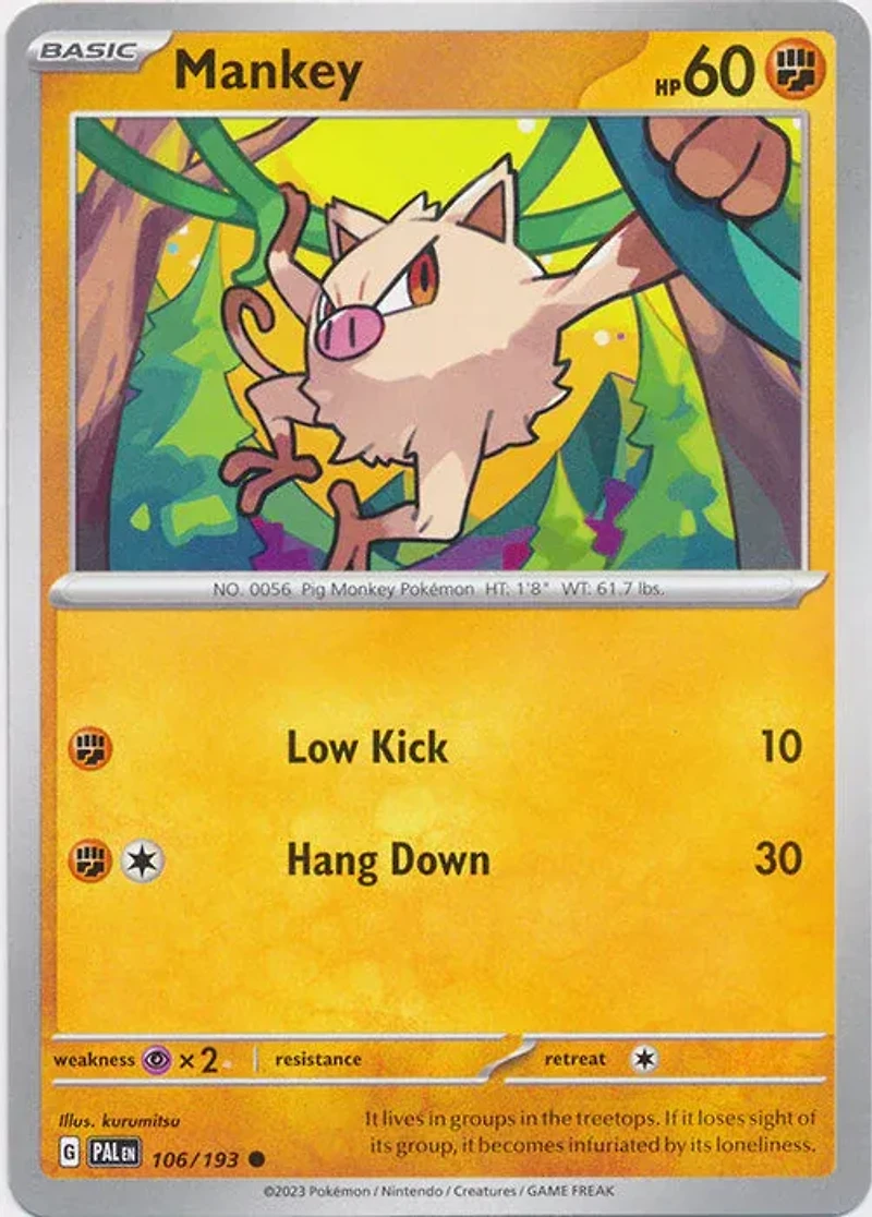 *L45 Mankey 106/193