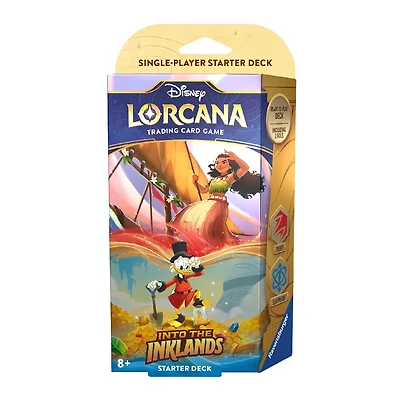 Lorcana Starter Deck Les Terres D'encres Moana Scrooge (Fr)