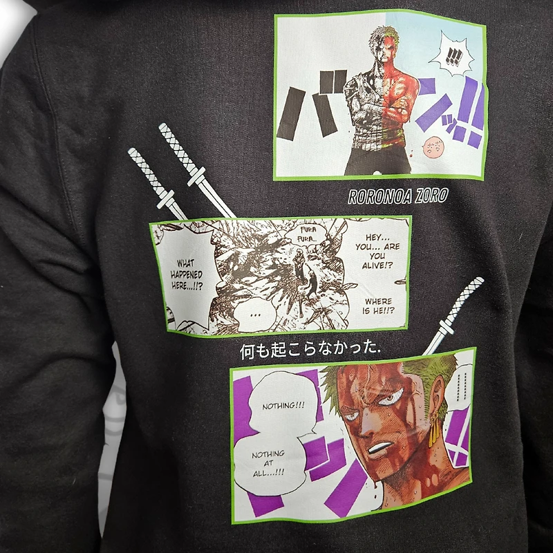 One Piece Zoro Hoodie Deux Faces