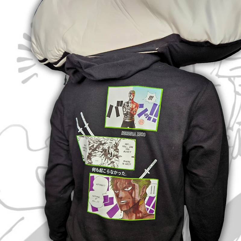 One Piece Zoro Hoodie Deux Faces