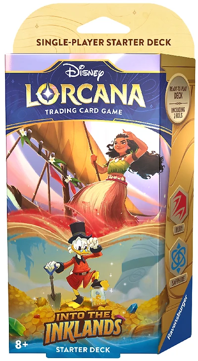 Lorcana Starter Deck Into The Inklands Moana Scrooge