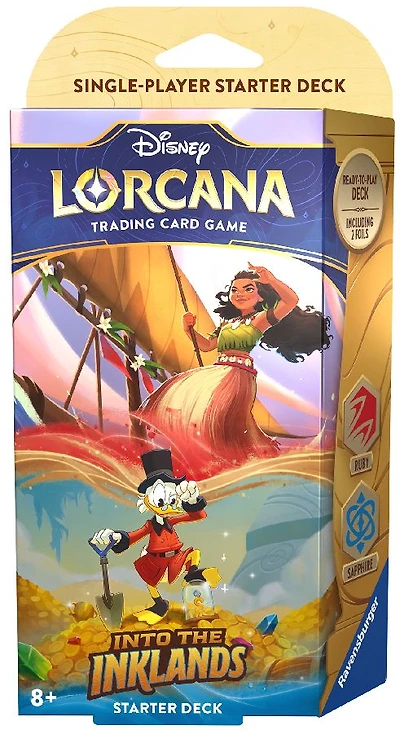 Lorcana Starter Deck Into The Inklands Moana Scrooge