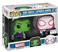She-Hulk : At1394 She-Hulk / Spider-Gwen 2 Pack B&N
