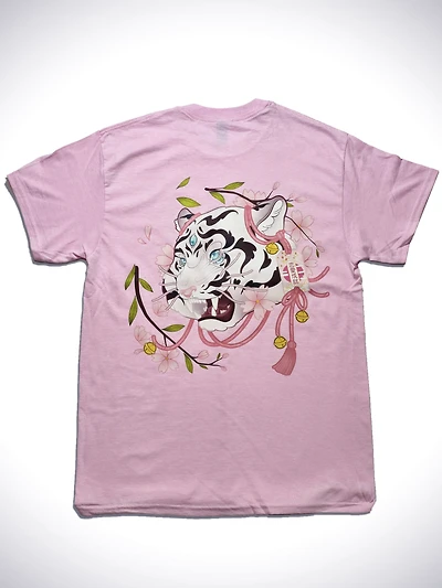 T-Shirt Tigre Rose