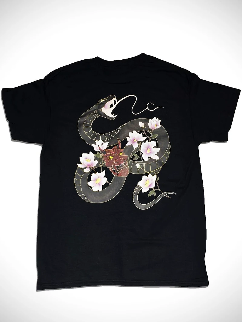 T-Shirt Serpent Noir