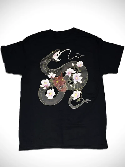 T-Shirt Serpent Noir