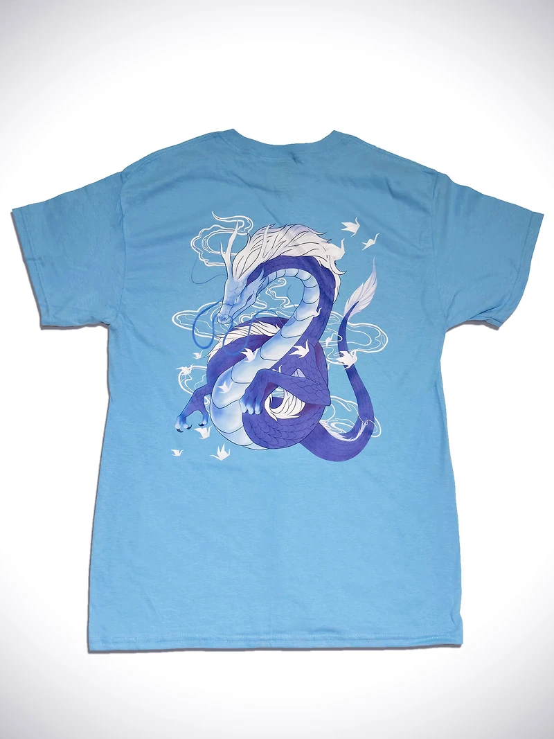 T-Shirt Dragon Bleu
