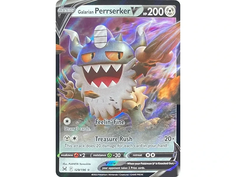 *S2 Galarian Perrserker v 129/196