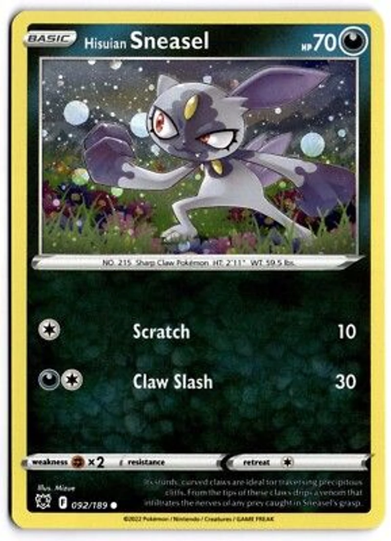 *L119 Hisuian Sneasel 092/189