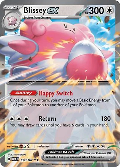 *B201 Blissey Ex 134/167