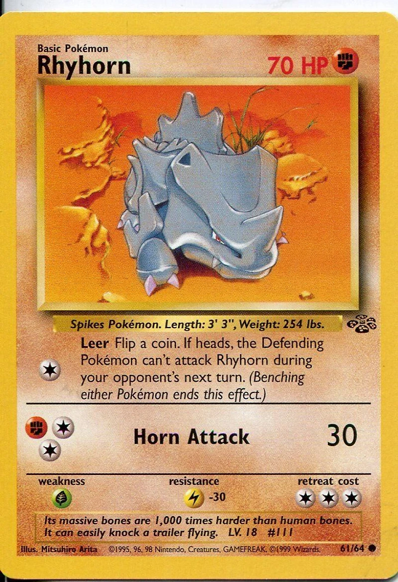 *F116 Rhyhorn 61/64