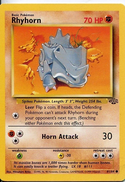 *F116 Rhyhorn 61/64