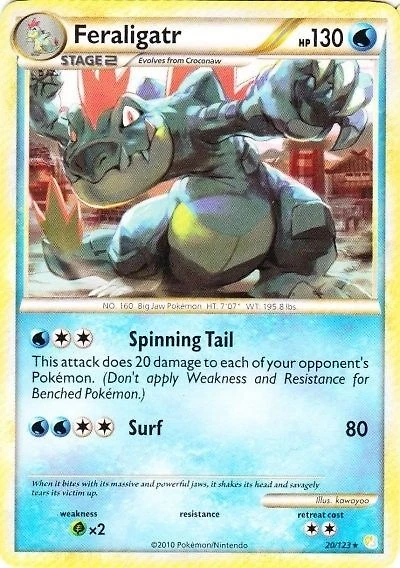 *F205 Feraligatr 20/123
