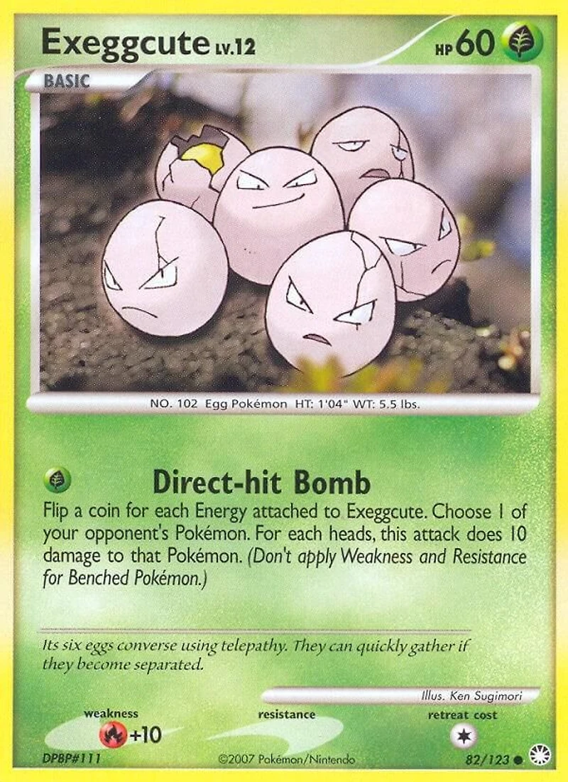 *F396 exeggcute Lv.12 82/123