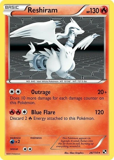 *F903 Reshiram 26/114