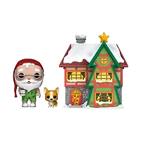 AT2050 Santa Claus & Nutmeg with house 01