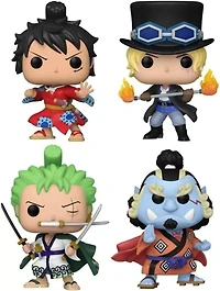 HS76 Luffytaro/Sabo/Roronoa Zoro/Jinbe GID GS 4 pack