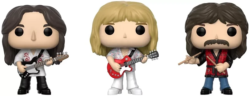 JA114 Geddy Lee/Alex Lifeson/Neil Peart 3 pack