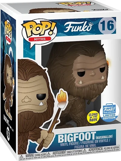 Ja95 Bigfoot (Marshmallow) GID Funko Excl. 16
