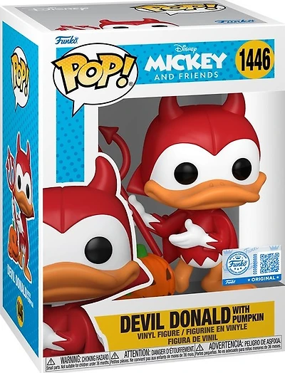 Ey147 Devil Donald With Pumpkin 1446