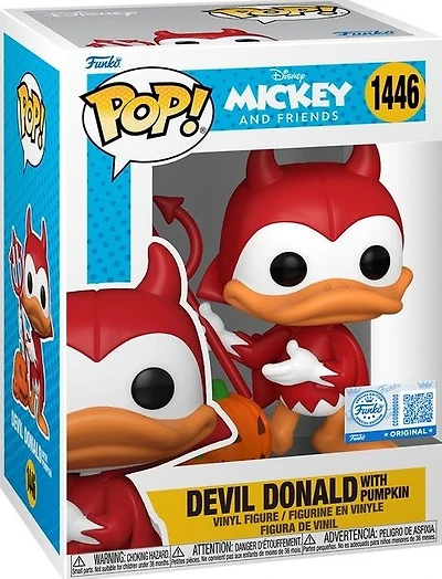 Ey147 Devil Donald With Pumpkin 1446