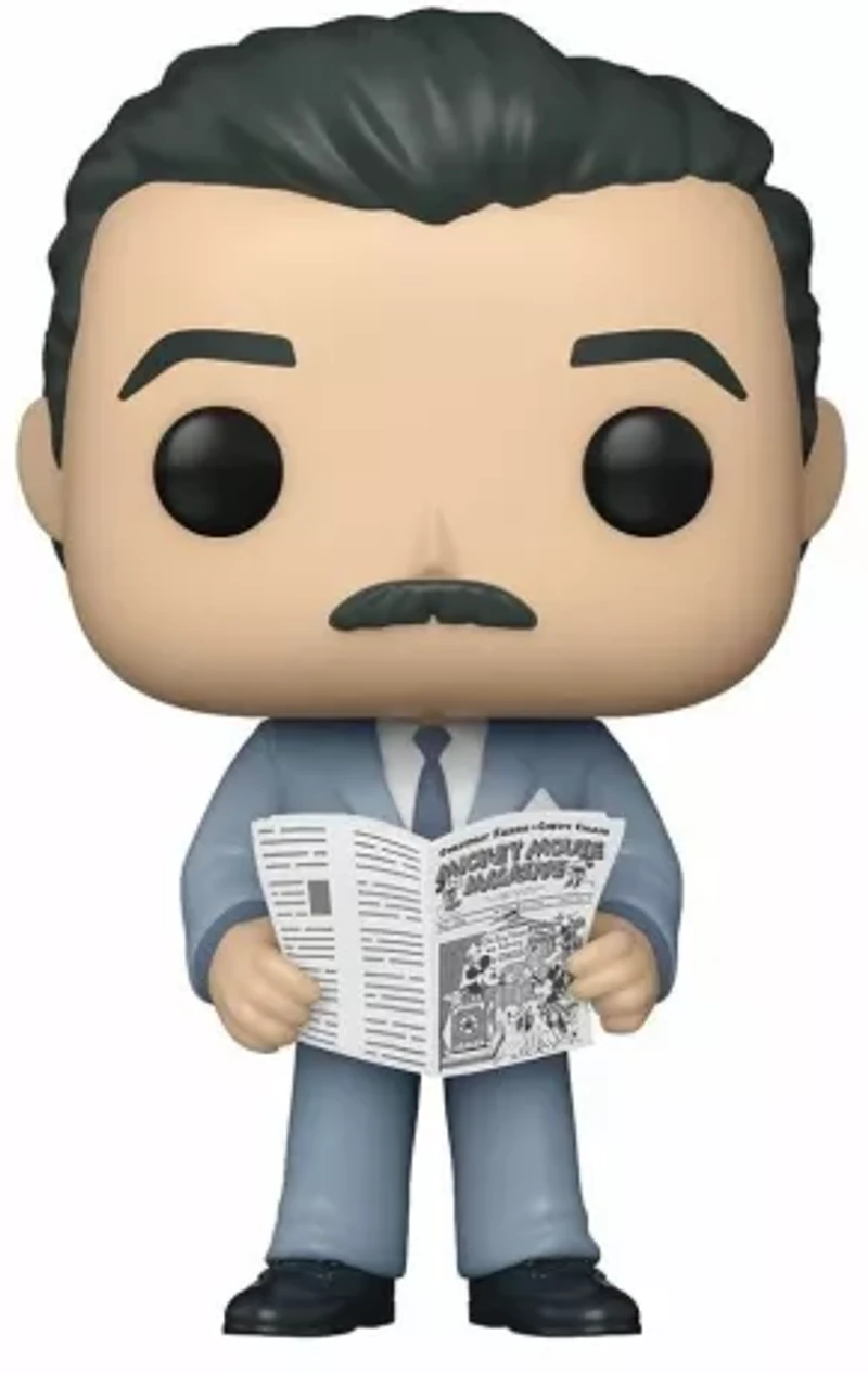 Kd57 Walt Disney With Magazine 78
