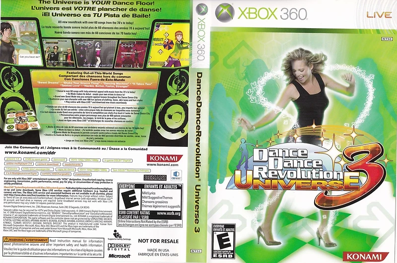 Dance Dance Revolutions Universe 3 8/10