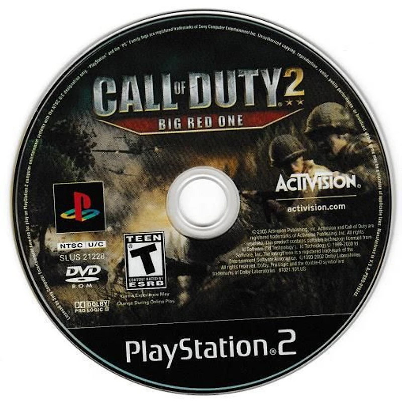 Call Of Duty 2 Big Red One 9/10