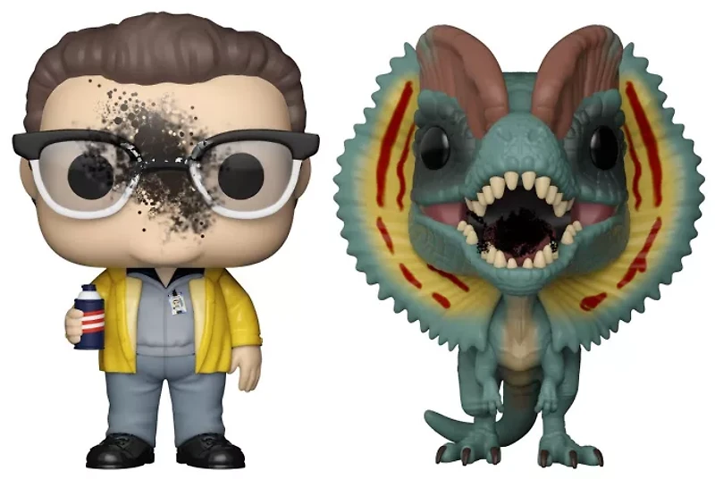 KU12 Dennis Nedry & Dilophosaurus 2 pack
