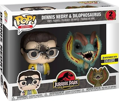 KU13 Dennis Nedry and Dilophosaurus 2 pack